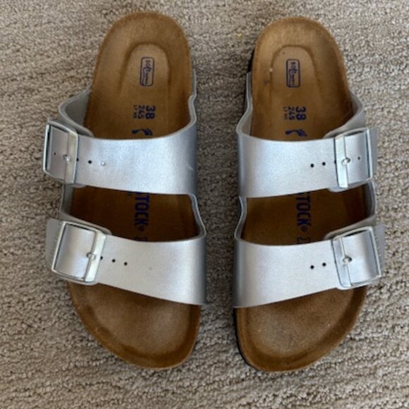 Birkentstock Women's Arizona Birko Sandals in Perfect Condition - Picture 4 of 7